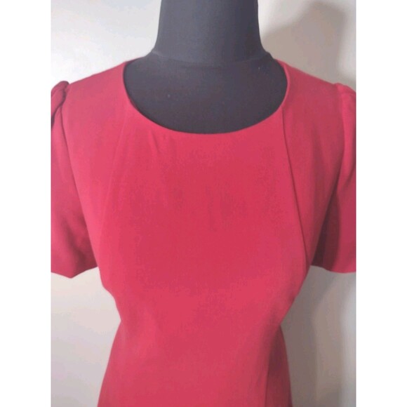 Vtg Forever 21 Dress Women's Stewardess Mini Large RED - Picture 2 of 14